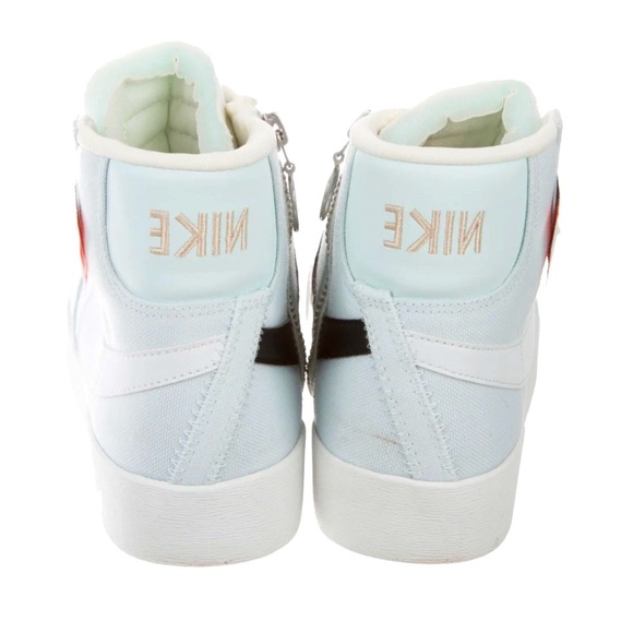 LIMITED EDITION Nike Mid blazer rebel ghost aqua summit white w Mirror DESIGN - Picture 2 of 9